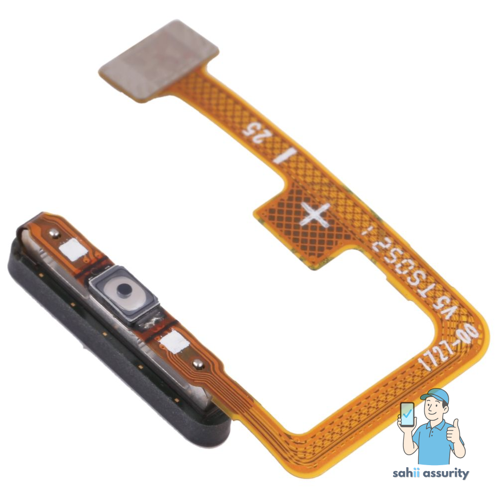 Fingerprint Sensor with Flex Cable for Xiaomi 11 Lite 5G NE Black thumbnail